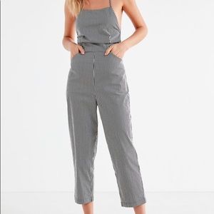 Silence + Noise Strappy Striped Jumpsuit